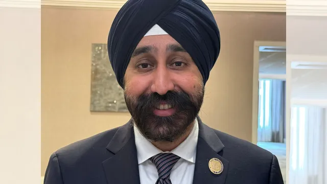 Hoboken Mayor Ravi Bhalla during an interview with PTI, in Washington, Thursday, May 17, 2024