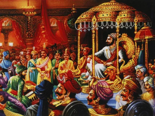 Shivaji Maharaj's coronation.jpg