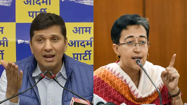 Saurabh-Bhardwaj-Atishi-Marlena-Delhi-AAP