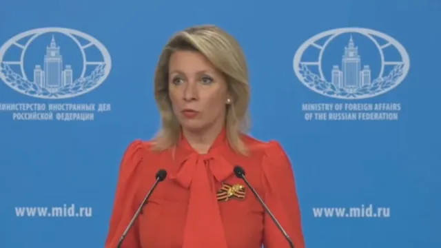 Russian foreign minister Spox Maria Zakharova