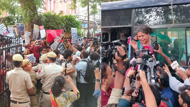 Pro-Palestine Protest at Jantar Mantar