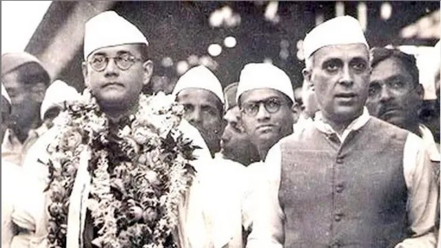 Subhas Chandra Bose Jawaharlal Nehru