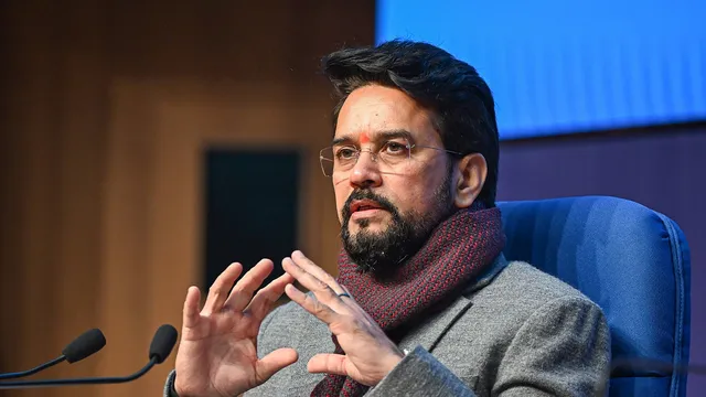 Union Minister for Information & Broadcasting Anurag Singh Thakur briefs the media on Cabinet decisions at National Media Centre, in New Delhi