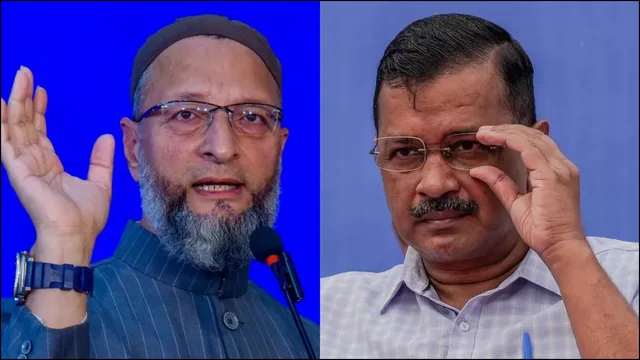 Asaduddin Owaisi Arvind Kejriwal