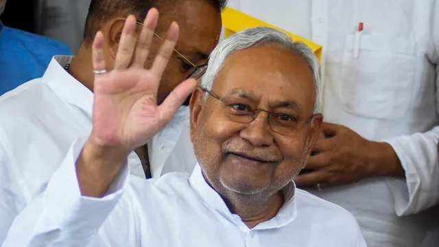 Bihar Chief Minister Nitish Kumar at the state Assembly House during the Monsoon session, in Patna, Tuesday, July 23, 2024.