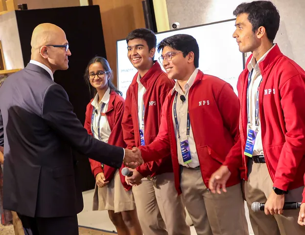 Satya Nadella at Tech for Good Microsoft