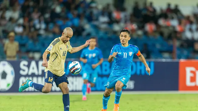 India vs Kuwait Sunil Chhetri SAFF