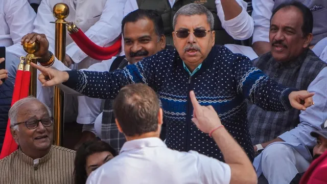 Suspended TMC MP Kalyan Banerjee mimicks presiding officers in an impromptu skit depicting the proceedings of the House