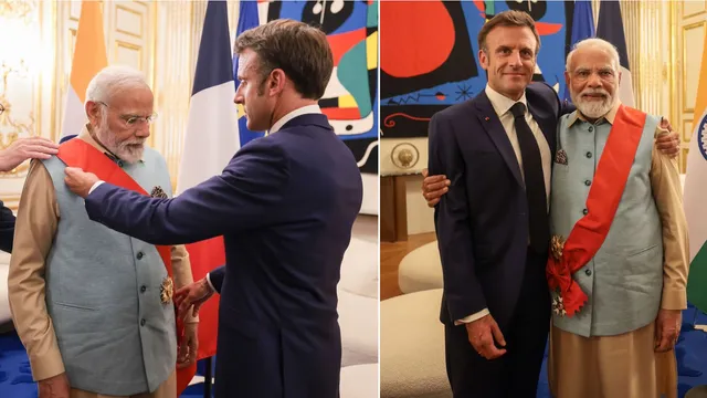 PM Modi becomes the first Indian PM to receive France's highest honour