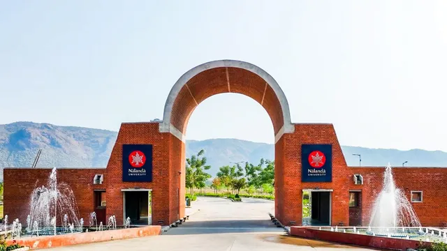 The new campus of Nalanda University ahead of its inauguration by Prime Minister Narendra Modi.