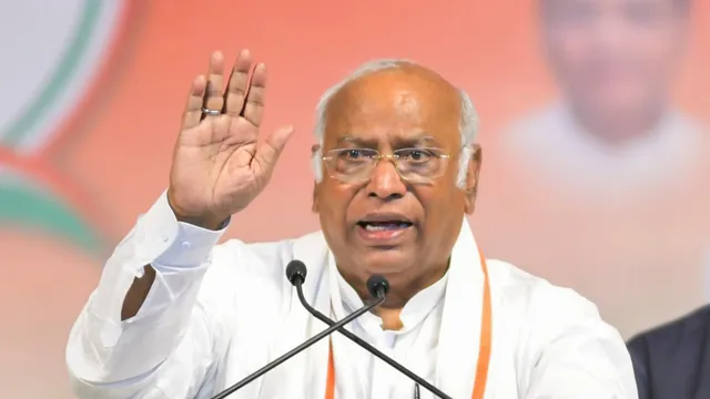 Congress president Mallikarjun Kharge