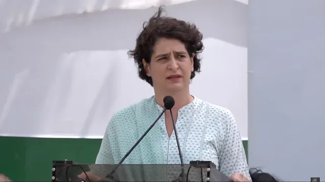 Priyanka Gandhi Vadra at Congress' Satyagraha