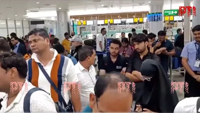 Passengers stranded at Goa airport following a technical glitch with the check-in system