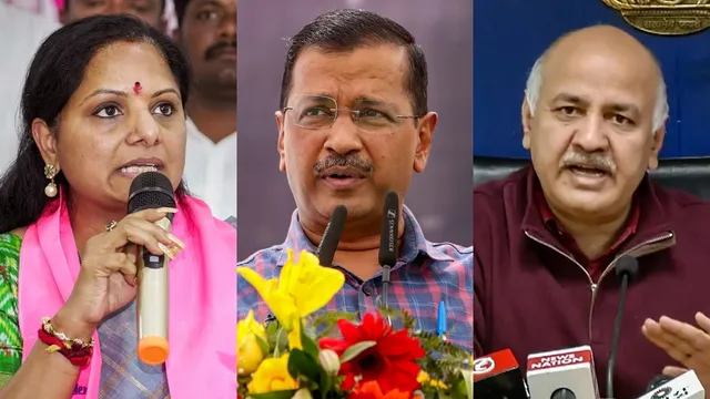 K Kavitha Arvind Kejriwal Manish Sisodia Delhi Liquor Scam