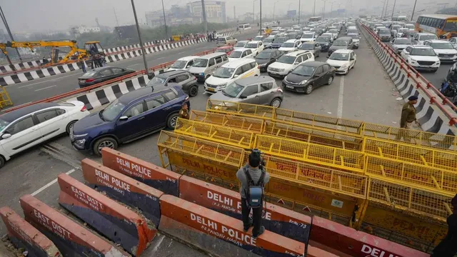 Traffic jam delhi gurugram Roads