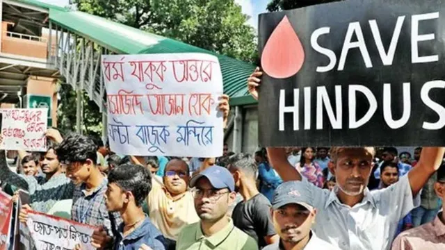 Hindu groups protest