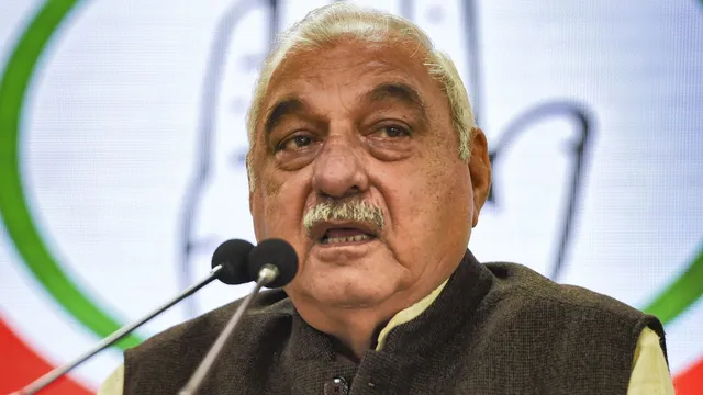 Congress veteran Bhupinder Singh Hooda