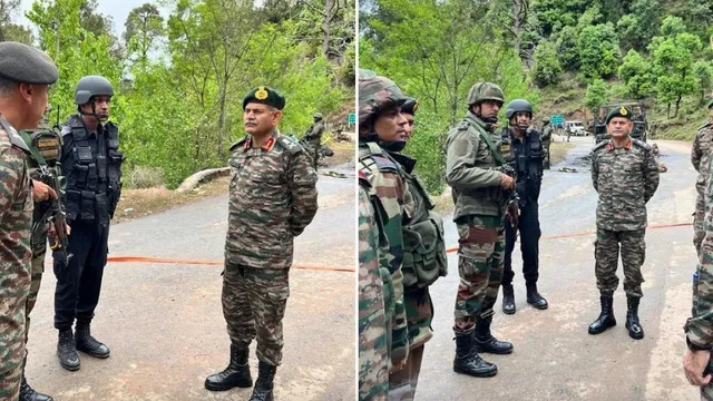 Amid massive search to track down terrorists, Army commander visits Rajouri-Poonch sectors