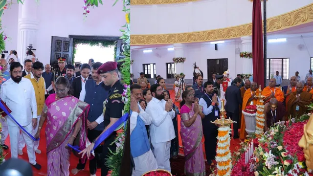 President Droupadi Murmu inaugurated the Vishwashanti Buddha Vihara in Udgir Latur district.   