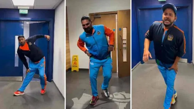 Harbhajan Singh, Yuvraj Singh and Suresh Raina (screengrab from instagram reel posted by @harbhajan3)