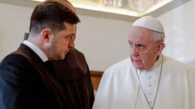 Pope Francis and Zelenskyy