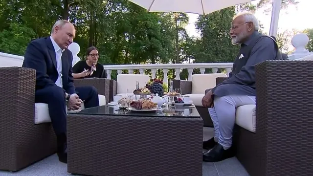 Narendra Modi and Vladimir Putin