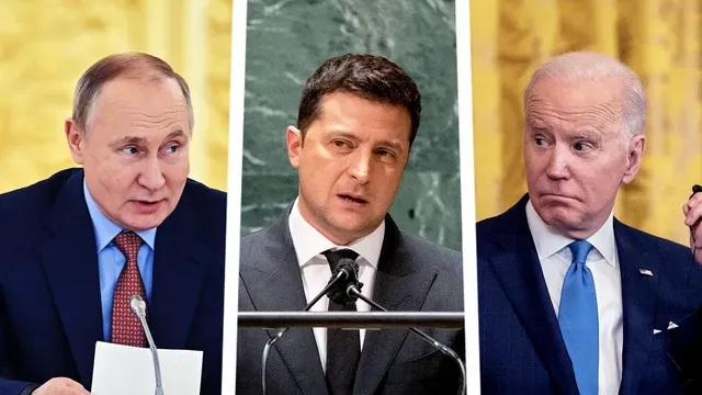 Vladimir Putin Volodymyr Zelenskyy Joe Biden