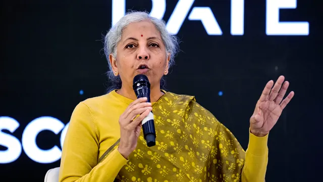 inance Minister Nirmala Sitharaman speaks during the inauguration of the Digital Acceleration and Transformation Expo (DATE), in New Delhi