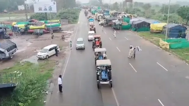 Tractor marches have been organised across  Punjab and Haryana