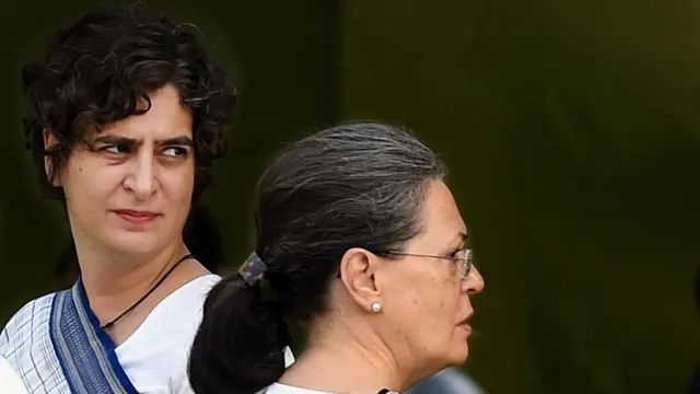 Priayanka Gandhi Vadra and Sonia Gandhi