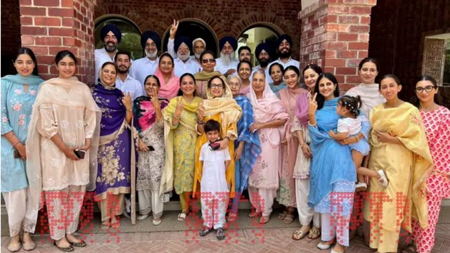 People wait a polling station to cast their votes in the seventh and last phase of Lok Sabha elections, in Jamtara district of Punjab, Saturday, June 1, 2024.