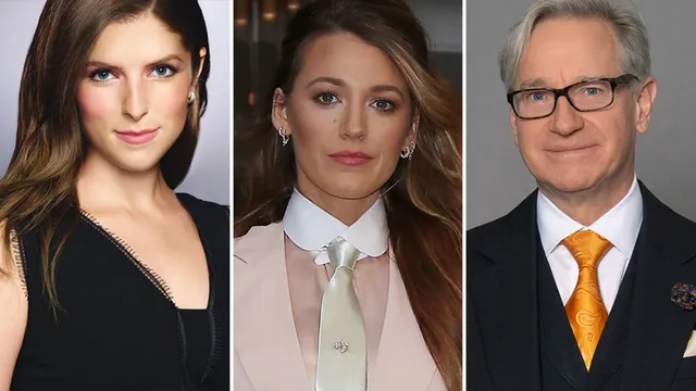 Anna Kendrick, Blake Lively and Paul Feig