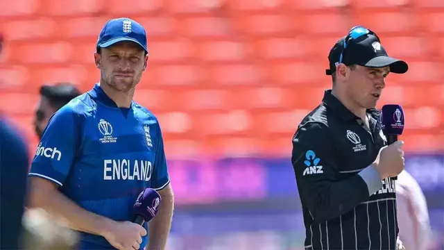 CWC 2023: New Zealand opt to bowl against England; 41/1 at 8 overs