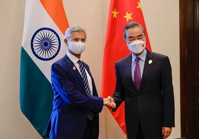 External Affairs Minister S Jaishankar with his Chinese counterpart Wang Yi