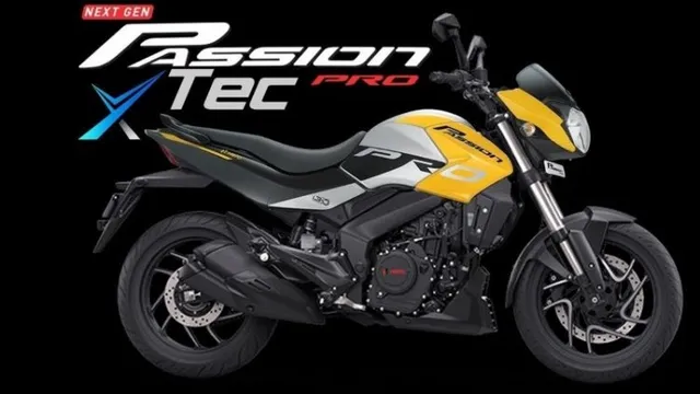 Hero's new Passion 'XTec' motorcycle