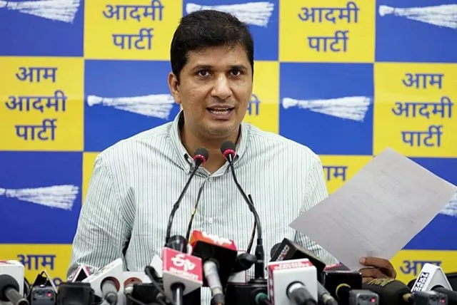 AAP MLA Saurabh Bharadwaj (File photo)