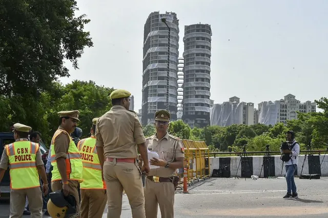 Around 500 police, traffic personnel deployed in Noida ahead of twin towers demolition