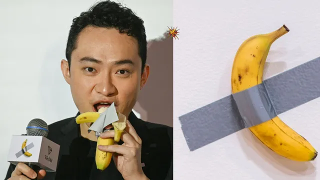 Justin Sun Eats $6.2 Million Banana Artwork, Goes Viral Globally