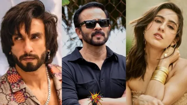 Rohit shetty, sara ali khan, ranveer singh