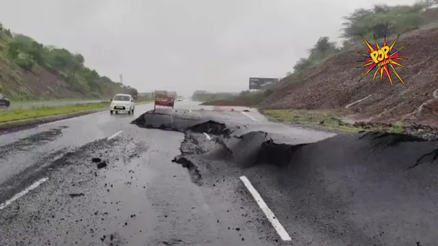 Viral Video: Gujarat Rains Cause Havoc, 35 Dead, Vadodara Road Cracks