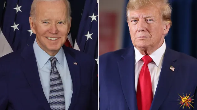 Joe Biden and Donald Trump 