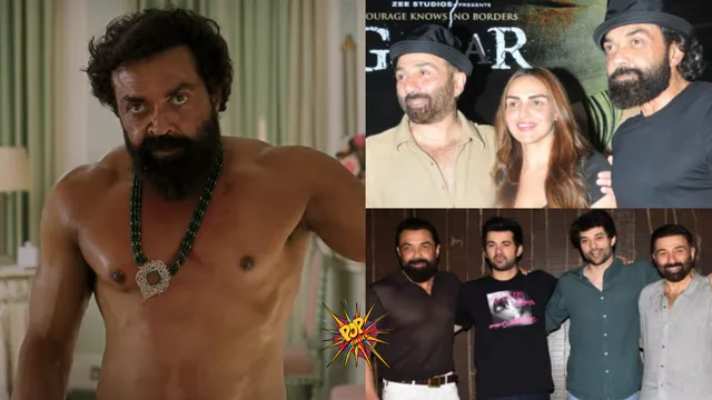 sunny bobby esha rajveer deol animal teaser.png