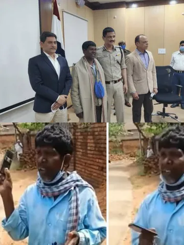 West Bengal Police Felicitates Hilarious Viral Song ' Kaccha Badam ' Singer Bhuban Badyakar :