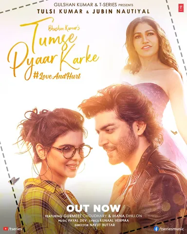 <em>Tulsi Kumar, Jubin Nautiyal, Gurmeet Choudhary & Ihana Dhillon come together for Bhushan Kumar's T-Series’ 'Tumse Pyaar Karke'!</em>