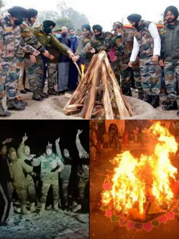 Army Jawan sings Folk song in an Amazing way To Celebrate Lohri at LOC . Old Video goes Viral :