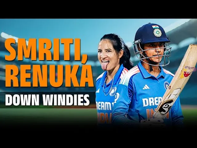 Smriti Mandhana, Renuka Singh Thakur rip through West Indies | #INDvWI 1st ODI
