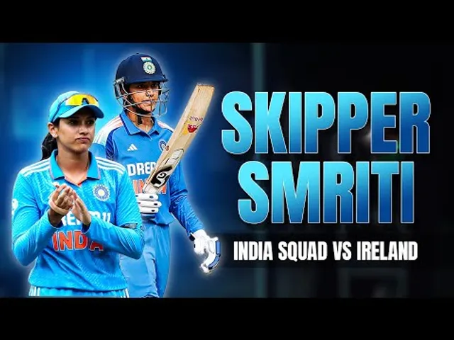 Smriti Mandhana to Steer India in #INDvIRE ODI Series