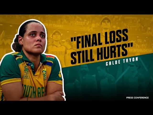 "T20 World Cup Final loss still hurts | Chloe Tryon | Press Conference | WBBL 10