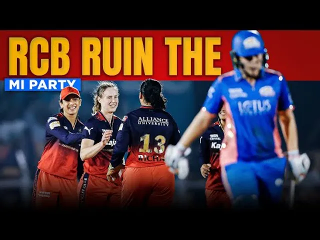 RCB ruin MI's Party | Smriti Mandhana | Harmanpreet Kaur | WPL 2025 #MIvRCB Review