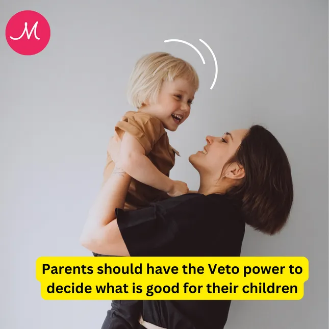 mom has veto power